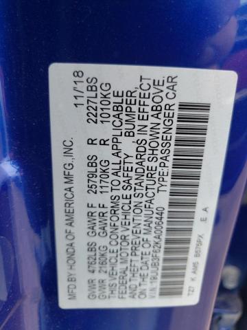 Photo 10 from auction – 2019 ACURA TLX TECHNO with VIN 19UUB3F62KA006440