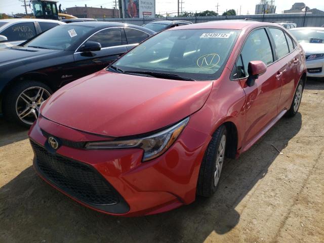 Photo 2 from auction – 2021 TOYOTA COROLLA LE with VIN 5YFEPMAE0MP226537