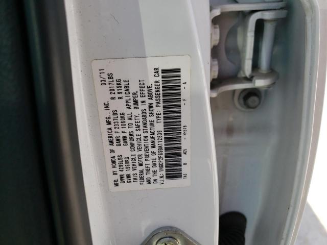 Photo 10 from auction – 2011 HONDA ACCORD SE with VIN 1HGCP2F65BA112839
