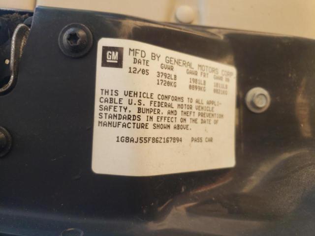 Photo 10 from auction – 2006 SATURN ION with VIN 1G8AJ55F86Z167894