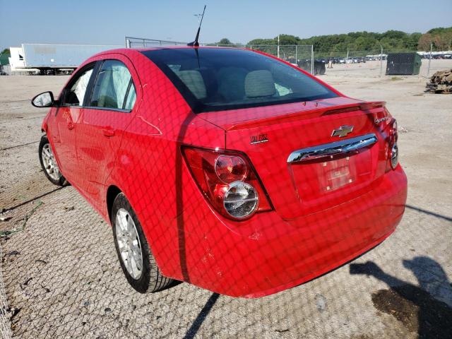 Photo 3 from auction – 2014 CHEVROLET SONIC LT with VIN 1G1JC5SH5E4237359