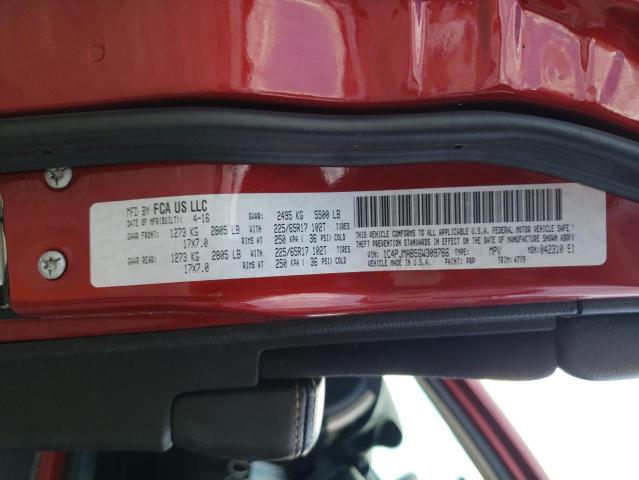 Photo 10 from auction – 2016 JEEP CHEROKEE S with VIN 1C4PJMAB9GW309766