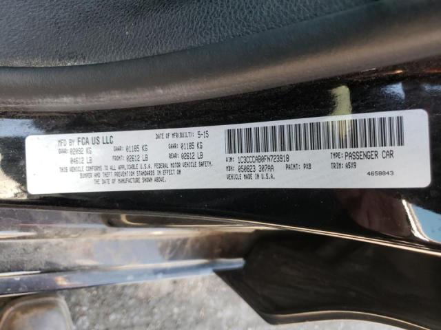 Photo 10 from auction – 2015 CHRYSLER 200 LIMITE with VIN 1C3CCCAB0FN723918