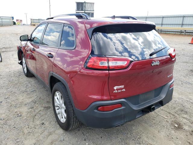 Photo 3 from auction – 2016 JEEP CHEROKEE S with VIN 1C4PJMAB9GW309766