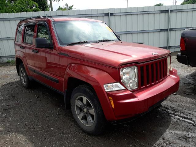 Photo 1 from auction – 2008 JEEP LIBERTY SP with VIN 1J8GN28K58W155789