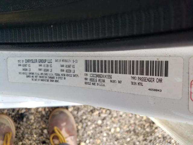 Photo 10 from auction – 2014 CHRYSLER 200 LX with VIN 1C3CCBAB6EN141556