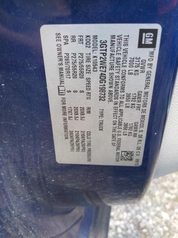 Photo 10 from auction – 2013 GMC SIERRA K15 with VIN 3GTP2WE74DG198732