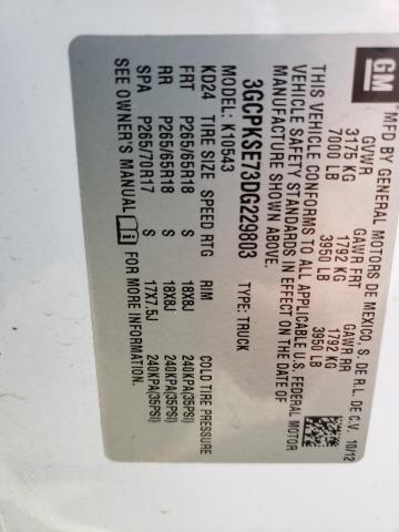 Photo 10 from auction – 2013 CHEVROLET SILVERADO with VIN 3GCPKSE73DG229803