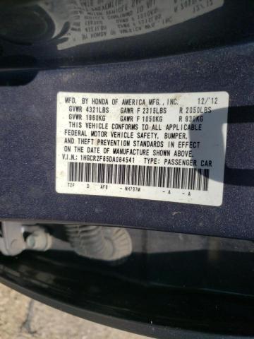 Photo 10 from auction – 2013 HONDA ACCORD EXL with VIN 1HGCR2F85DA084541