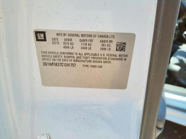 Photo 10 from auction – 2014 CHEVROLET IMPALA LIM with VIN 2G1WB5E34E1163808
