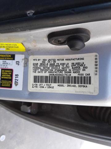 Photo 10 from auction – 2010 TOYOTA COROLLA 4D with VIN 1NXBU4EE9AZ175118