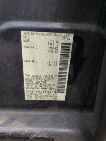 Photo 10 from auction – 2014 NISSAN SENTRA S with VIN 1N4AB7AP4EN854170