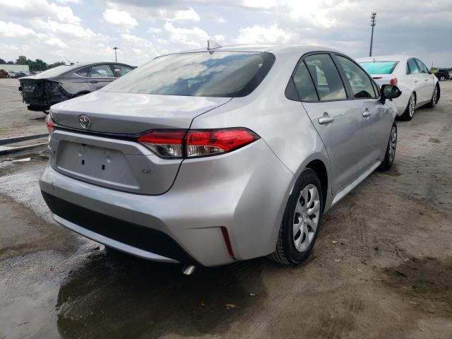 Photo 4 from auction – 2022 TOYOTA COROLLA LE with VIN JTDEPMAE4NJ225221