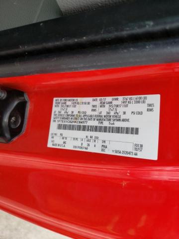 Photo 10 from auction – 2017 FORD F150 SUPER with VIN 1FTEX1C82HKC84577
