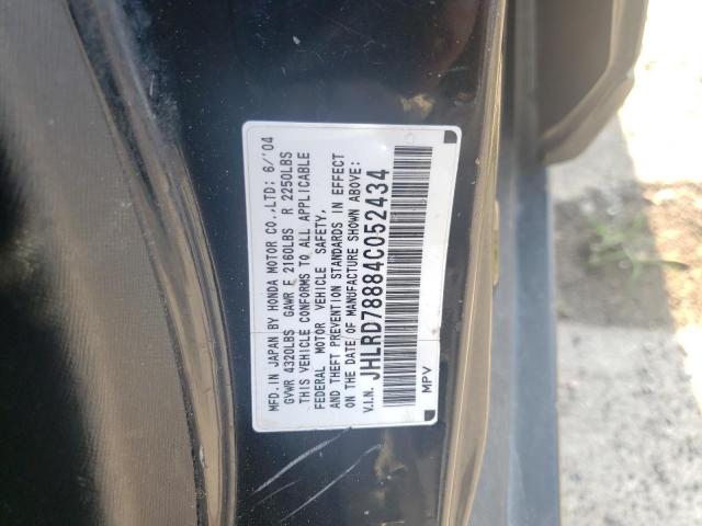 Photo 10 from auction – 2004 HONDA CR-V EX with VIN JHLRD78884C052434