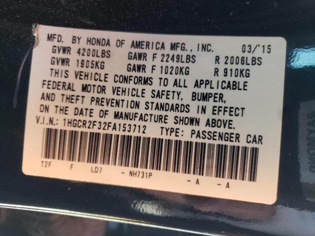 Photo 10 from auction – 2015 HONDA ACCORD LX with VIN 1HGCR2F32FA153712