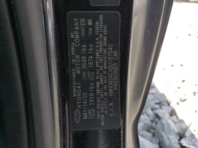 Photo 10 from auction – 2011 HYUNDAI ACCENT GL with VIN KMHCM3ACXBU187640