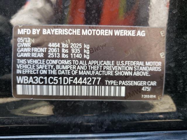 Photo 10 from auction – 2013 BMW 328 I SULE with VIN WBA3C1C51DF444277