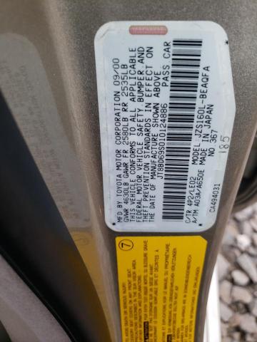 Photo 10 from auction – 2001 LEXUS GS 300 with VIN JT8BD69S010124886