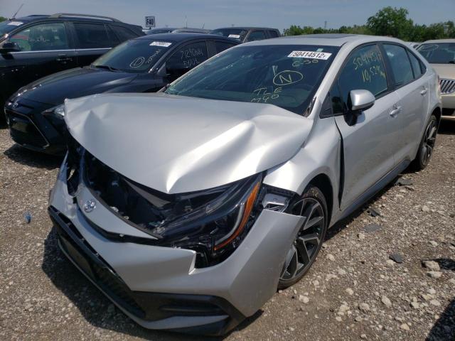 Photo 2 from auction – 2020 TOYOTA COROLLA SE with VIN 5YFP4RCE2LP051007