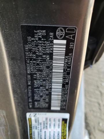 Photo 10 from auction – 2006 TOYOTA COROLLA MA with VIN 2T1KR32E96C614262