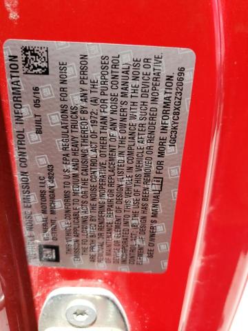 Photo 10 from auction – 2016 CHEVROLET SILVERADO with VIN 1GC3KYC8XGZ320696