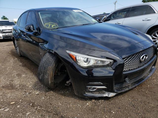 INFINITI Q50 BASE 2014 with VIN JN1BV7AR1EM695544 - Photo from auction
