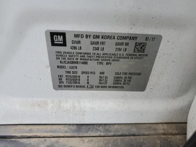 Photo 10 from auction – 2017 BUICK ENCORE PRE with VIN KL4CJASB9HB114880