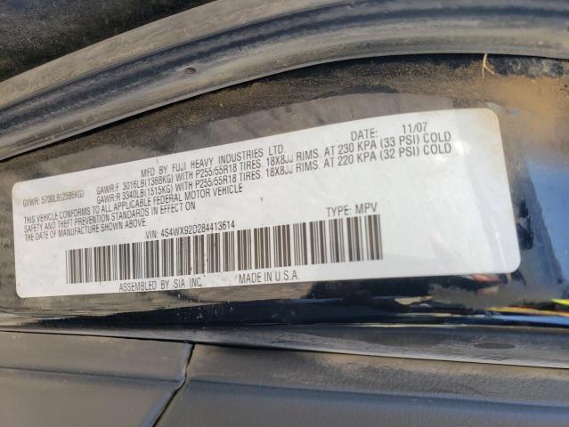 Photo 10 from auction – 2008 SUBARU TRIBECA LI with VIN 4S4WX92D284413614