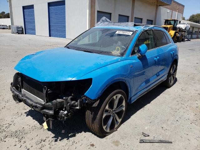 Photo 2 from auction – 2020 AUDI Q3 PREMIUM with VIN WA1EECF31L1032099