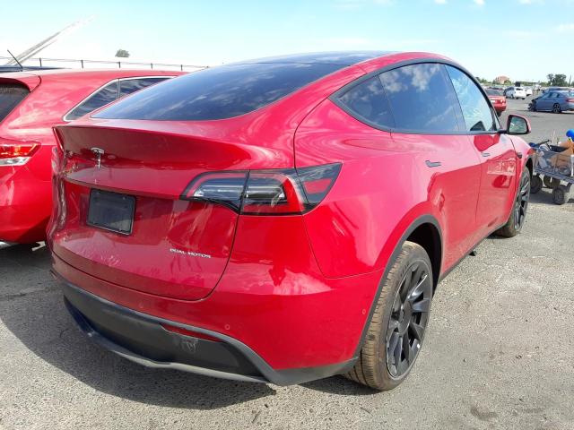 Photo 4 from auction – 2022 TESLA MODEL Y with VIN 7SAYGDEE3NF386824