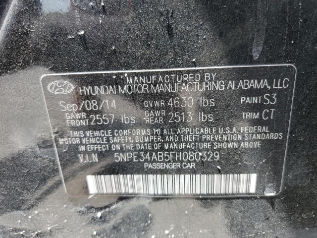 Photo 10 from auction – 2015 HYUNDAI SONATA SPO with VIN 5NPE34AB5FH080329