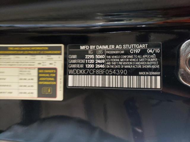 Photo 10 from auction – 2011 MERCEDES-BENZ E 550 with VIN WDDKK7CF8BF054390