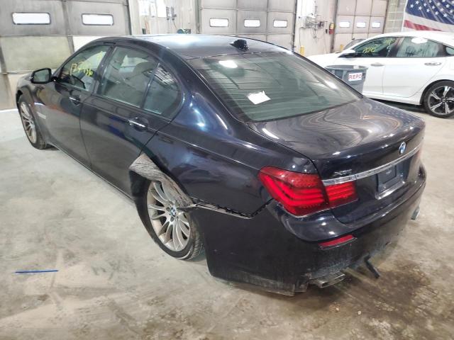 Photo 3 from auction – 2015 BMW 750 XI with VIN WBAYB6C5XFD225404