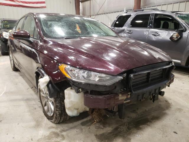 FORD FUSION SE 2017 with VIN 3FA6P0H73HR204574 - Photo from auction