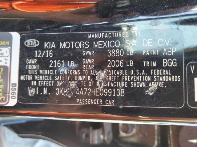 Photo 10 from auction – 2017 KIA FORTE LX with VIN 3KPFK4A72HE099138