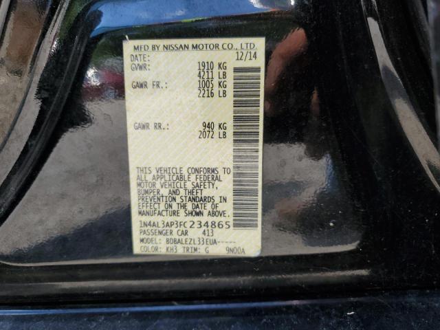 Photo 10 from auction – 2015 NISSAN ALTIMA 2.5 with VIN 1N4AL3AP3FC234865