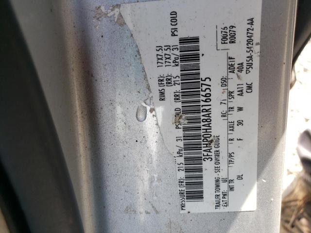 Photo 10 from auction – 2010 FORD FUSION with VIN 3FAHP0HA8AR166575