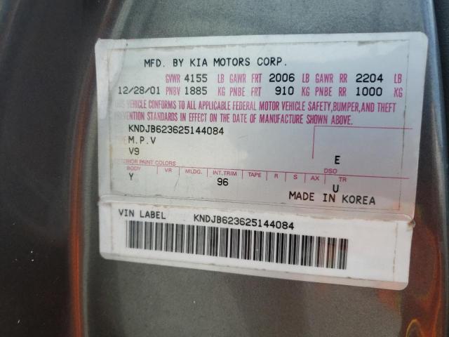 Photo 10 from auction – 2002 KIA SPORTAGE with VIN KNDJB623625144084