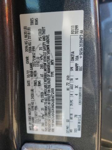 Photo 10 from auction – 2013 FORD ESCAPE SE with VIN 1FMCU0GX0DUB47255
