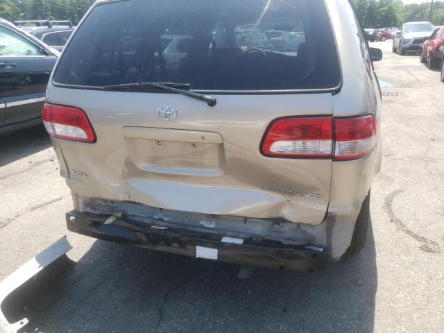 Photo 9 from auction – 2001 TOYOTA SIENNA CE with VIN 4T3ZF19CX1U382088