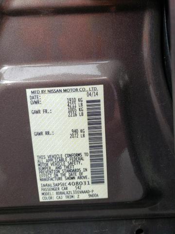 Photo 10 from auction – 2014 NISSAN ALTIMA 2.5 with VIN 1N4AL3AP5EC408031