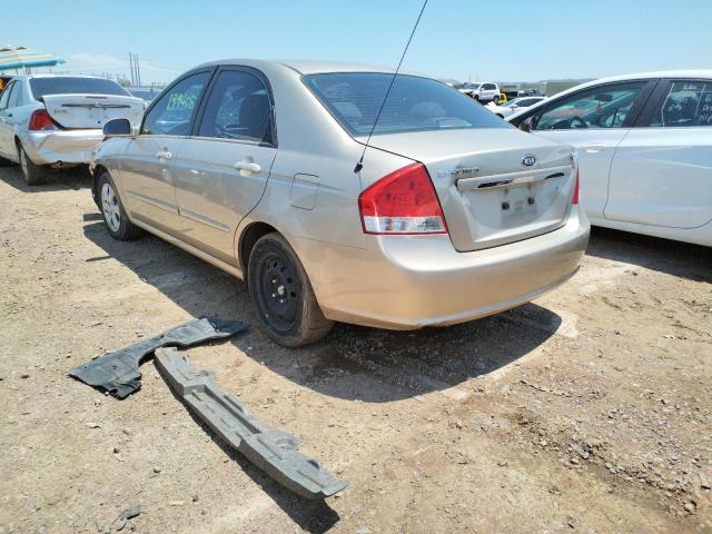 Photo 3 from auction – 2007 KIA SPECTRA EX with VIN KNAFE122575463553