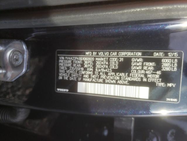 Photo 10 from auction – 2016 VOLVO XC90 T6 with VIN YV4A22PK6G1060920