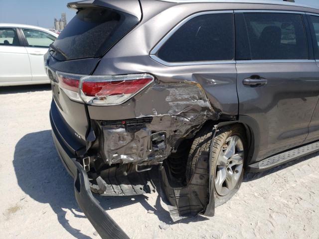 Photo 9 from auction – 2016 TOYOTA HIGHLANDER with VIN 5TDKKRFH2GS141924