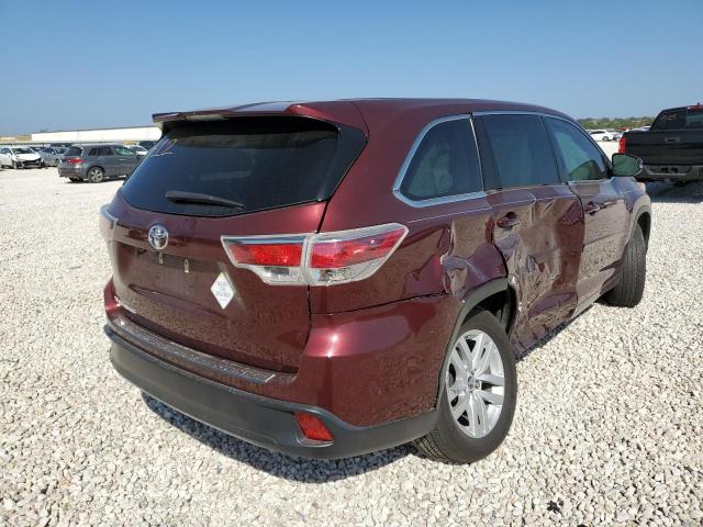 Photo 4 from auction – 2016 TOYOTA HIGHLANDER with VIN 5TDZKRFHXGS129826