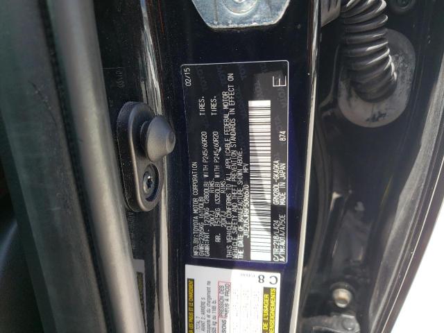 Photo 10 from auction – 2015 TOYOTA 4RUNNER SR with VIN JTEZU5JR6F5096570