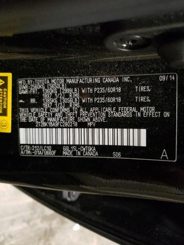 Photo 10 from auction – 2015 LEXUS RX 350 BAS with VIN 2T2BK1BA9FC280218
