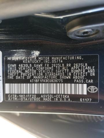 Photo 10 from auction – 2014 TOYOTA CAMRY L with VIN 4T1BF1FK9EU828775