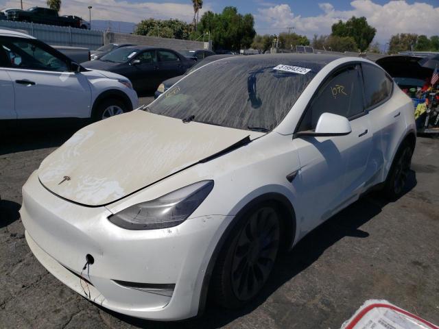 Photo 2 from auction – 2022 TESLA MODEL Y with VIN 7SAYGDEF6NF438245